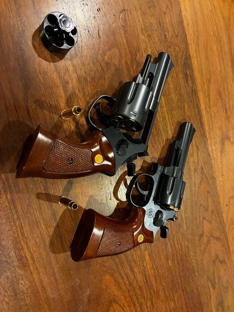 【金曜まで】クラウンモデルM29M19 2丁＋金属カート＋スピードローダーセット