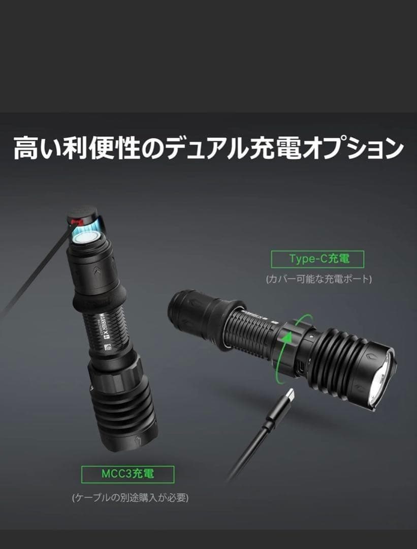 オーライト Warrior X 4 フラッシュライト　懐中電灯　高輝度　防災
