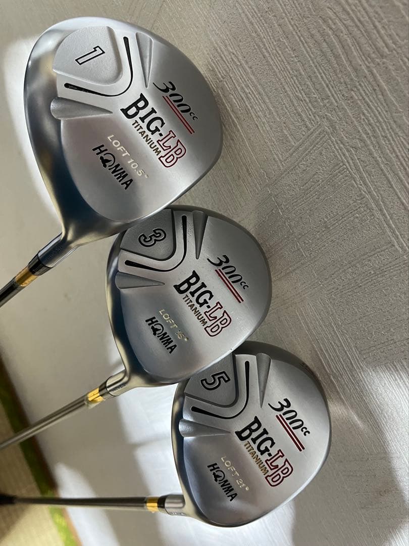 稀少品！美品！ホンマHONMA BIG-LB 300CC　ウッド3本★★2星　S