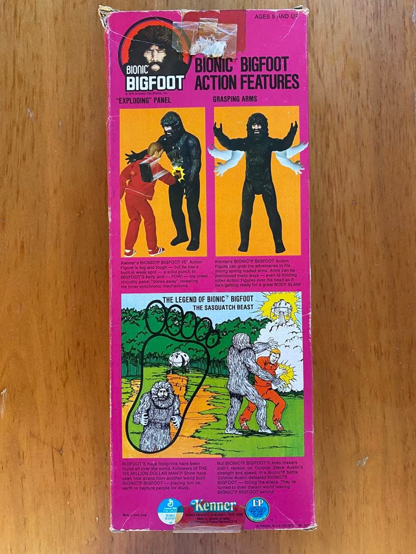 ［ヴィンテージ］バイオニックビッグフット600万ドルの男