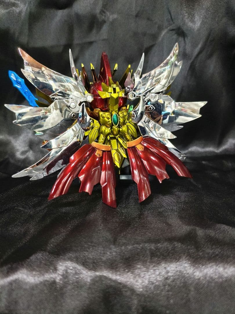 SDガンダム三国伝 (塗装済み) 機武帝 紅蓮装 曹操ガンダム ❗オマケ付き❗