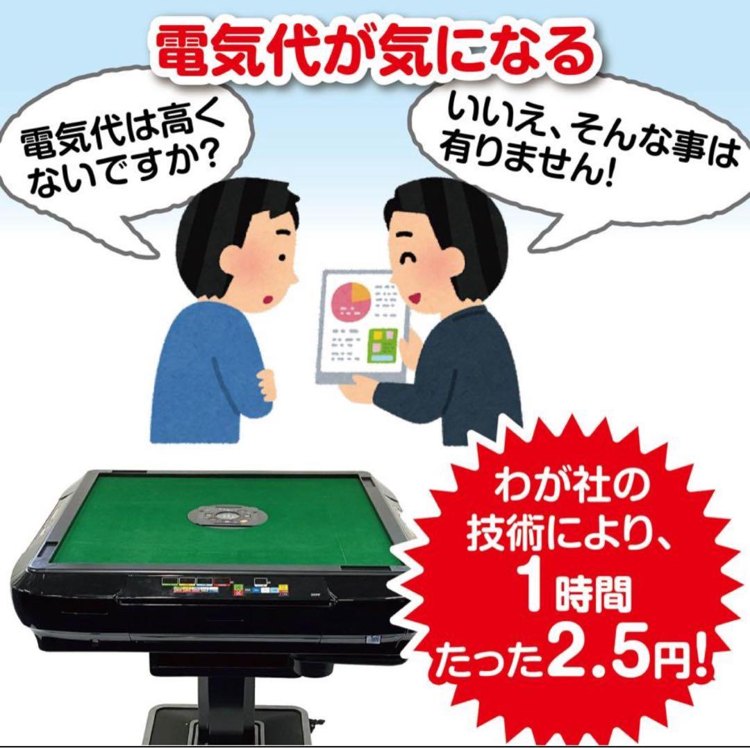 TSU130様　デジタル全自動麻雀ガラス　黒