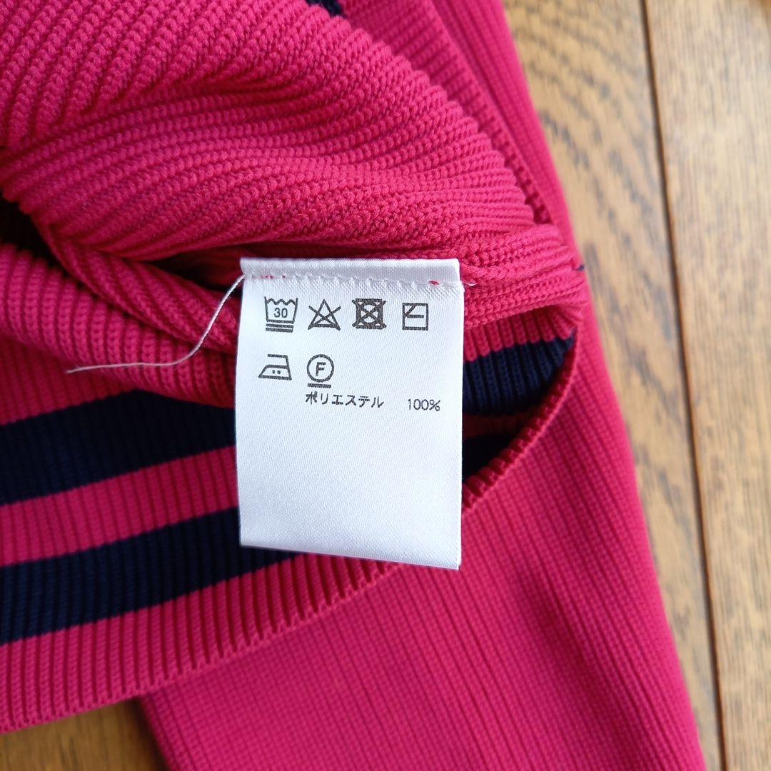 新品☆marie claireSPORT レディース ジップアップセーター赤