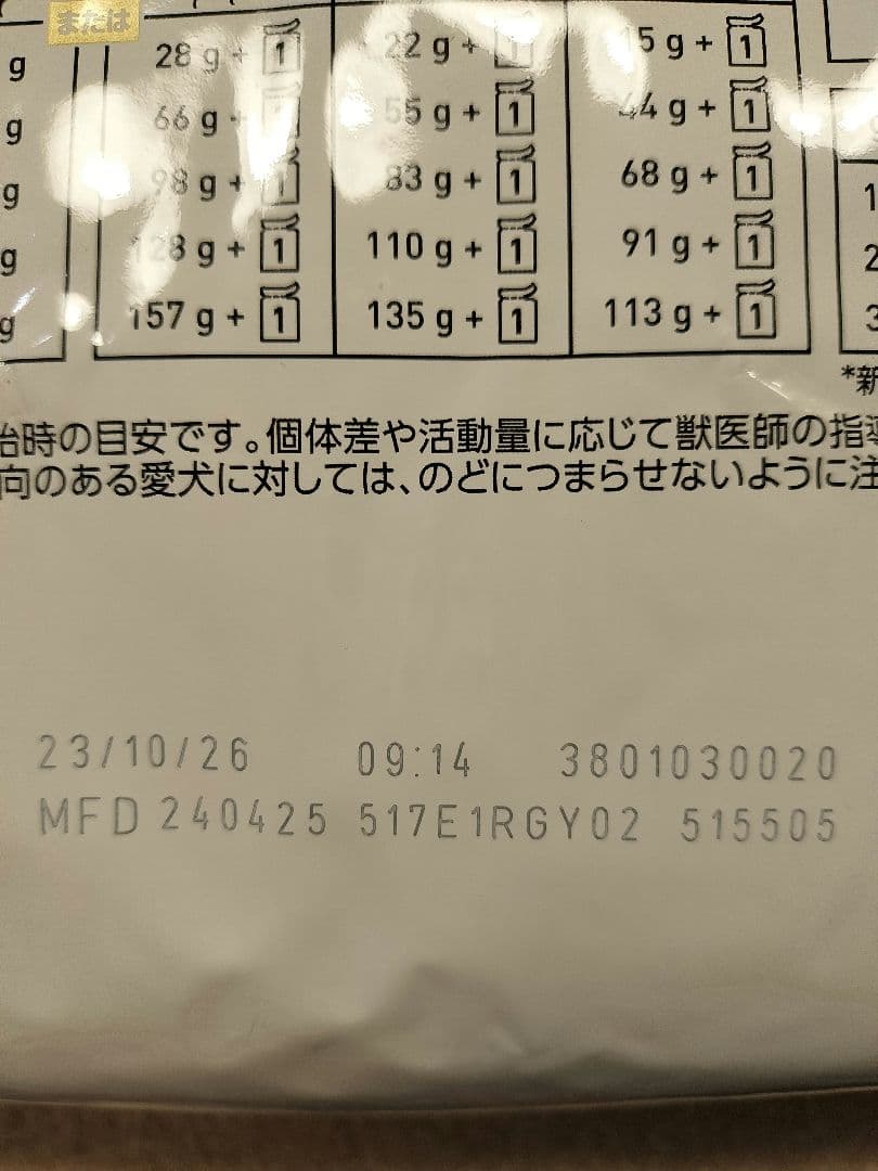  CANIN ユリナリー-S/O 小型犬用　3キロ　新品