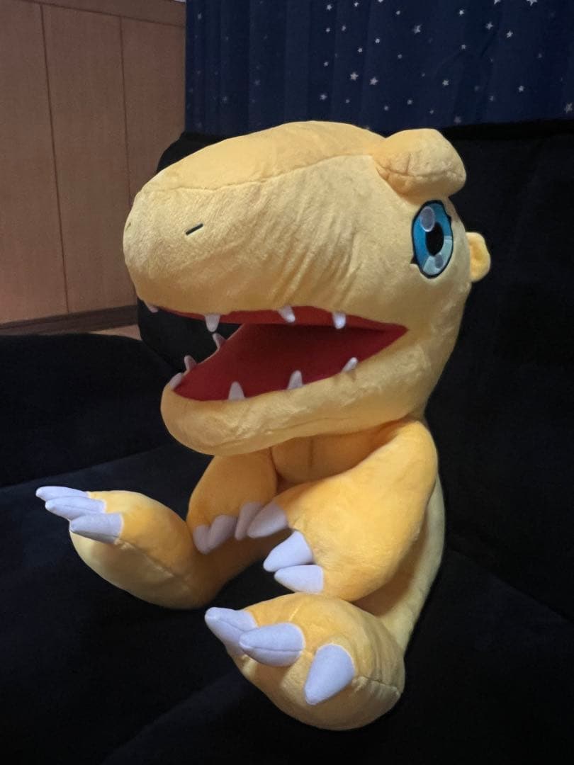 【超希少】デジモンアドベンチャー tri. 等身大ぬいぐるみアグモン