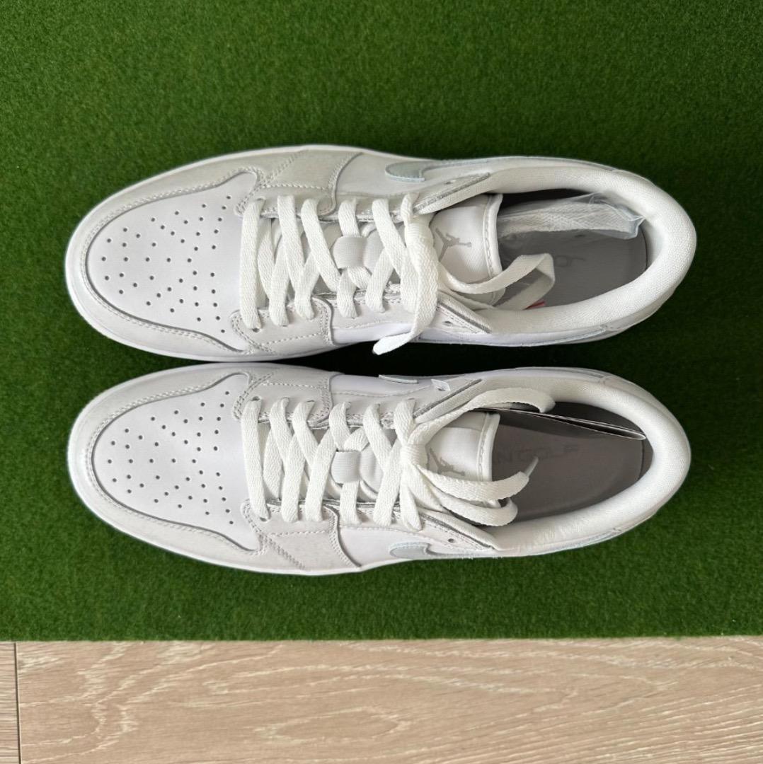 Nike エア ジョーダン 1 LOW G ホワイト 27.5cm