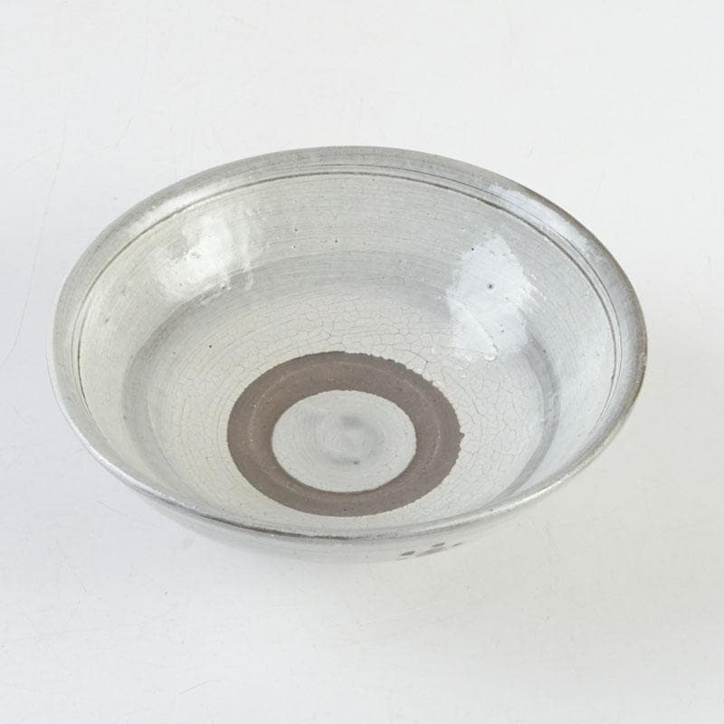 茶道具　板谷波山作　蛇之目茶碗　共箱　V　9560