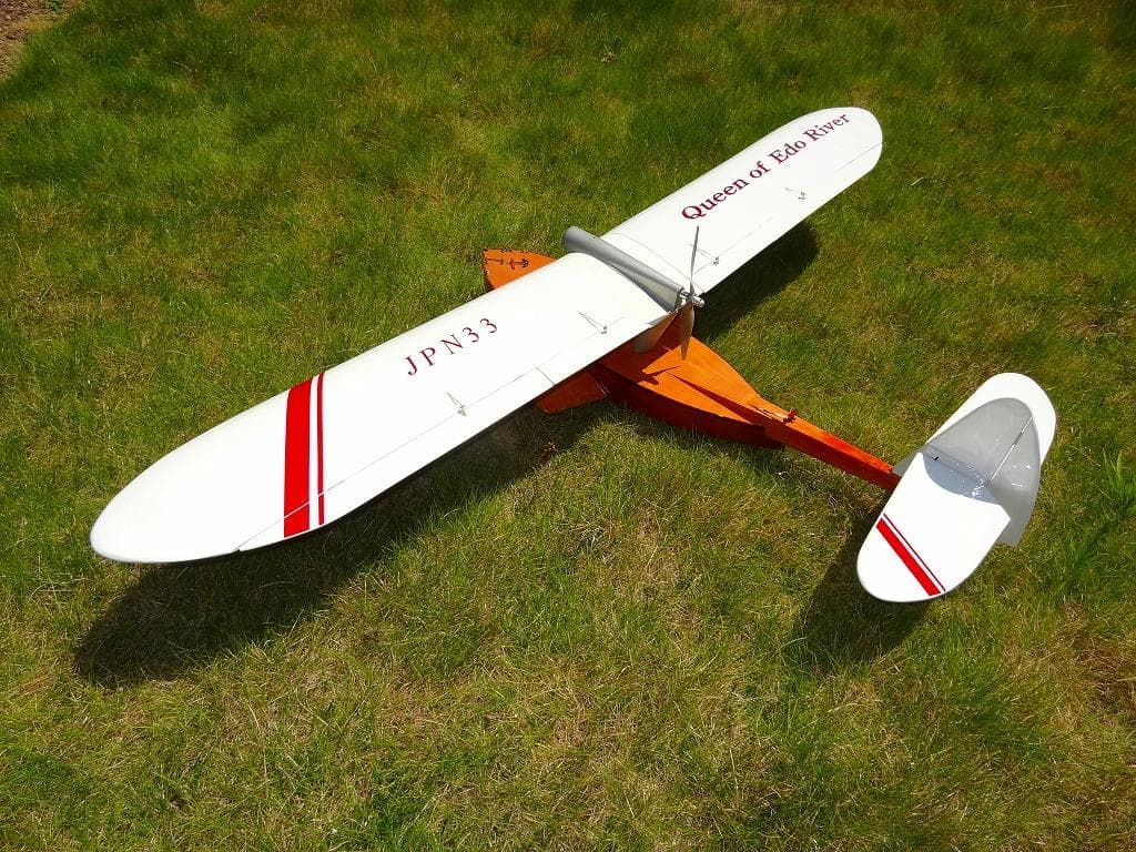 非常に手の込んだ作り　オリジナル飛行艇　ラジコン水上機　スパン1410mm