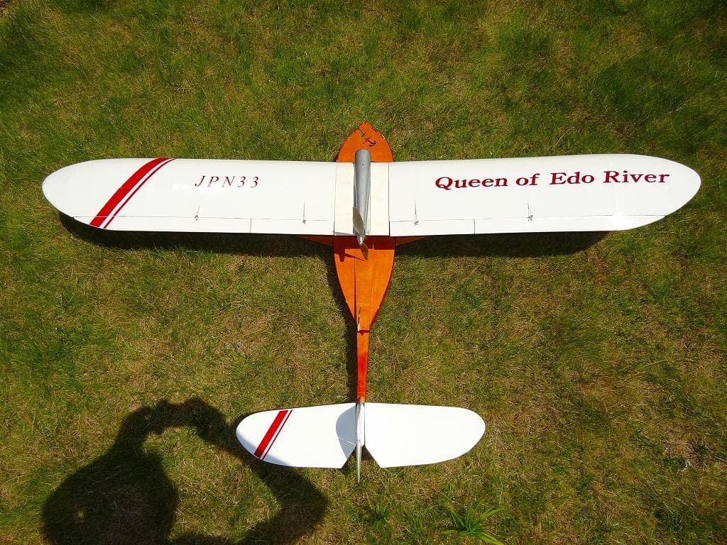 非常に手の込んだ作り　オリジナル飛行艇　ラジコン水上機　スパン1410mm