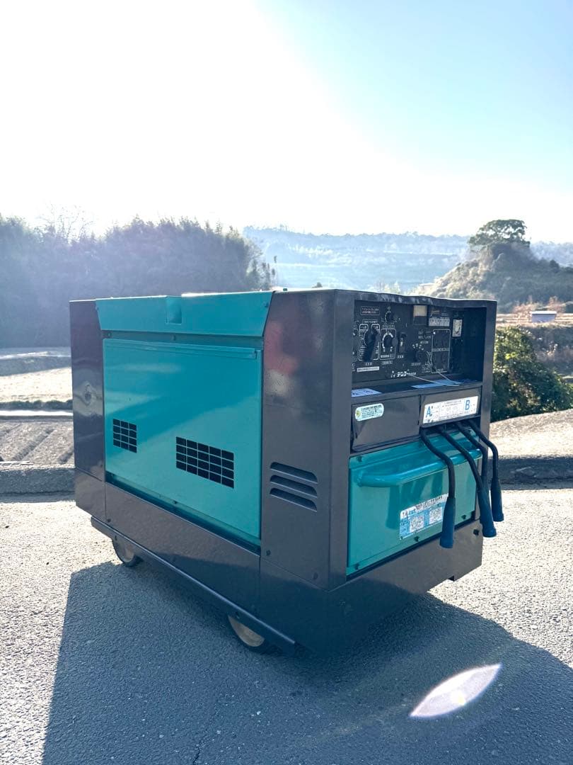 デンヨー 発電機 アーク溶接機 エンジンウェルダー ディーゼルエンジン 溶接