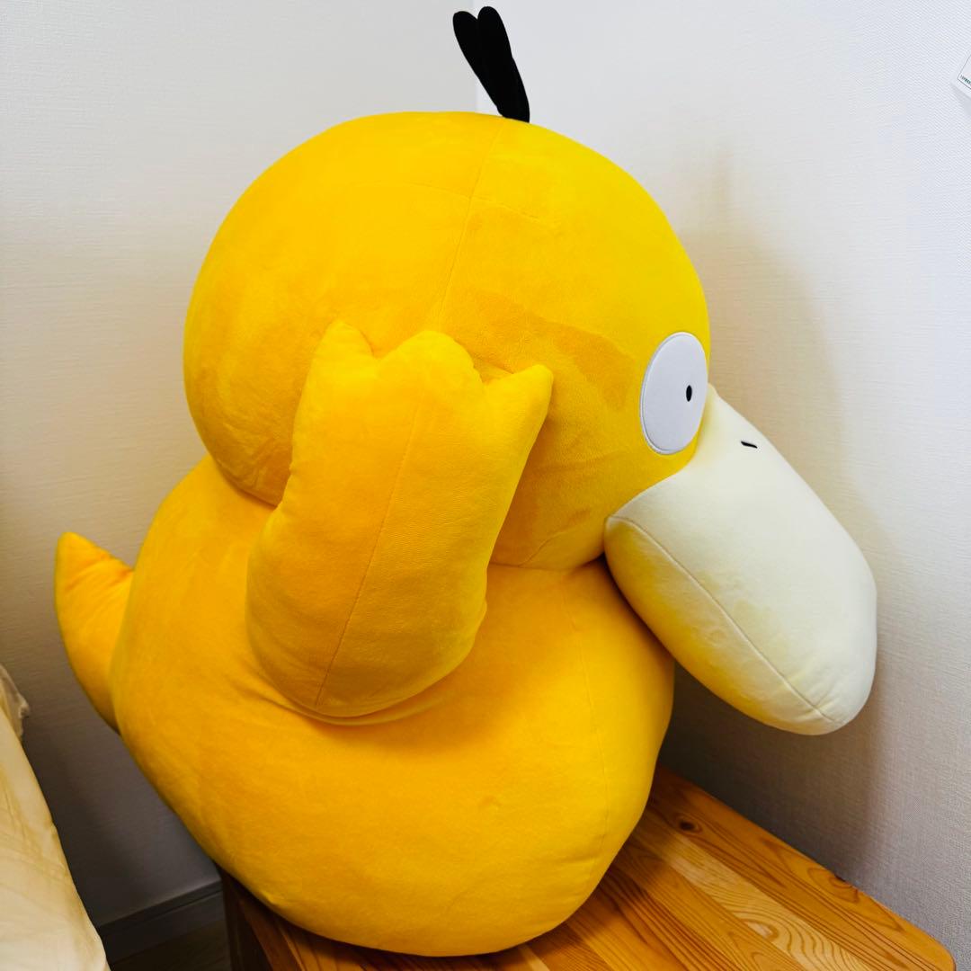 【タグ付き】等身大コダック ぬいぐるみ ポケモン ポケットモンスター