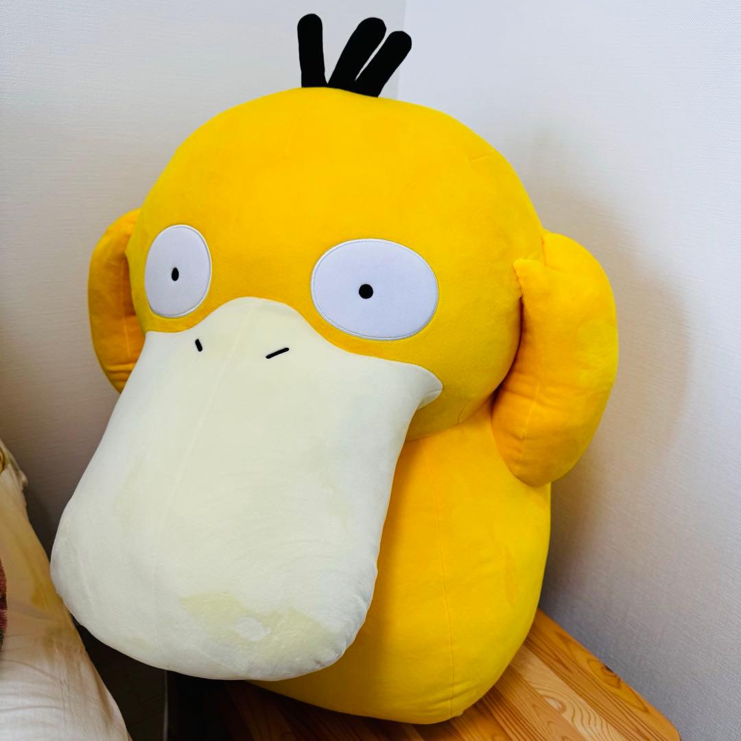 【タグ付き】等身大コダック ぬいぐるみ ポケモン ポケットモンスター