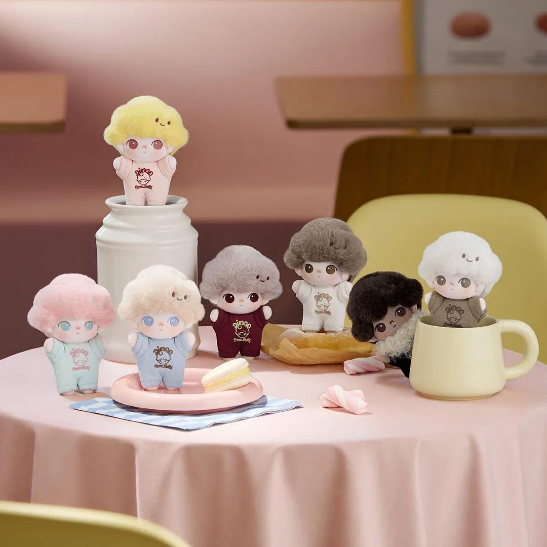 DIMOO Crush on Coffee シリーズ ぬいぐるみキーチェーン