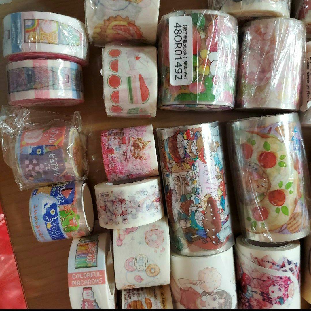 海外マステ　人物　食べ物　未使用　中古　38点