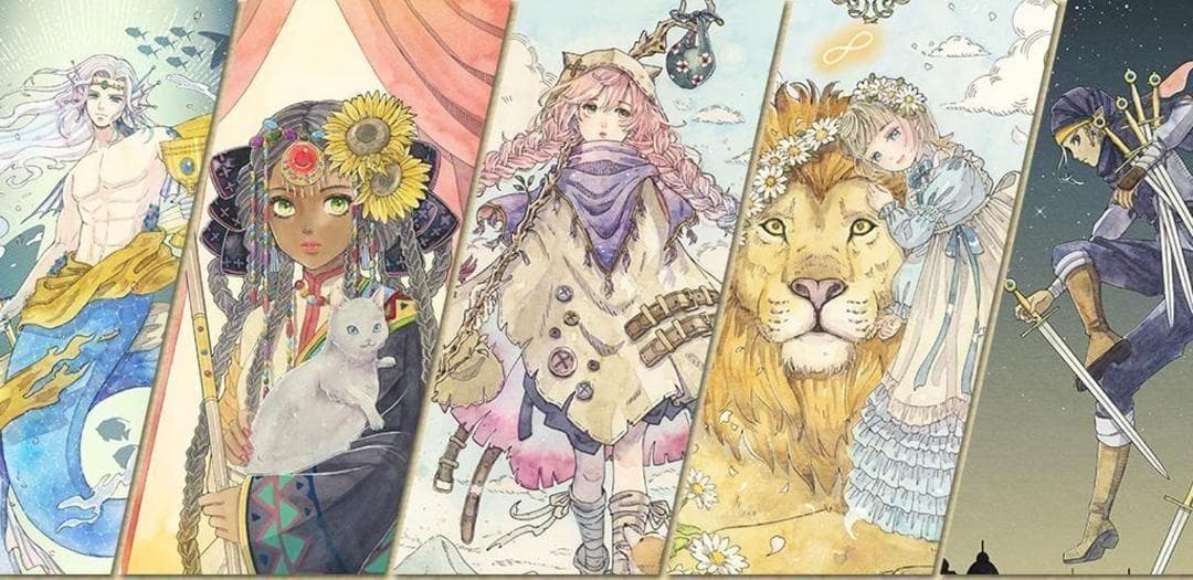 【正規品タロットカード】美麗＆キュートなイラスト✨伝説の国を描いたデッキ 通常版