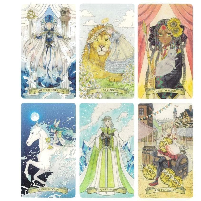 【正規品タロットカード】美麗＆キュートなイラスト✨伝説の国を描いたデッキ 通常版