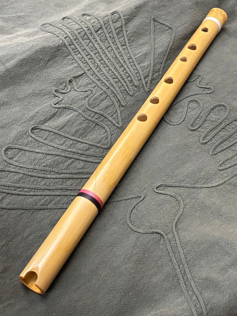新品【ケーナ工房　奏（かなで）】ケーナ　G管　専用袋付　茶ルズ小川作　保証付 竹