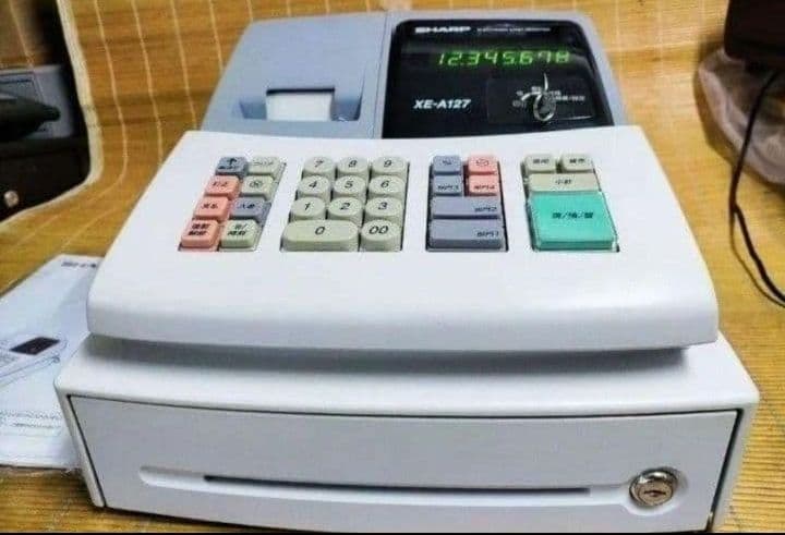シャープレジスター　XE-A127　簡単便利特殊　送料込　357877