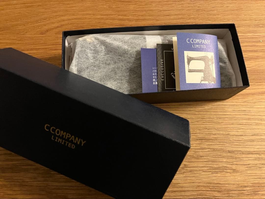 新品‼️プレミアム版ルポプリモ ・ペンケース C COMPANY ネイビー　濃紺