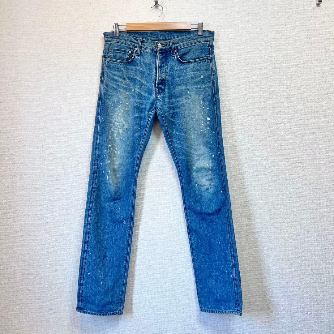 西*ー様 HELMUT LANG ヘルムートラング ペンキ加工 デニム メンズ