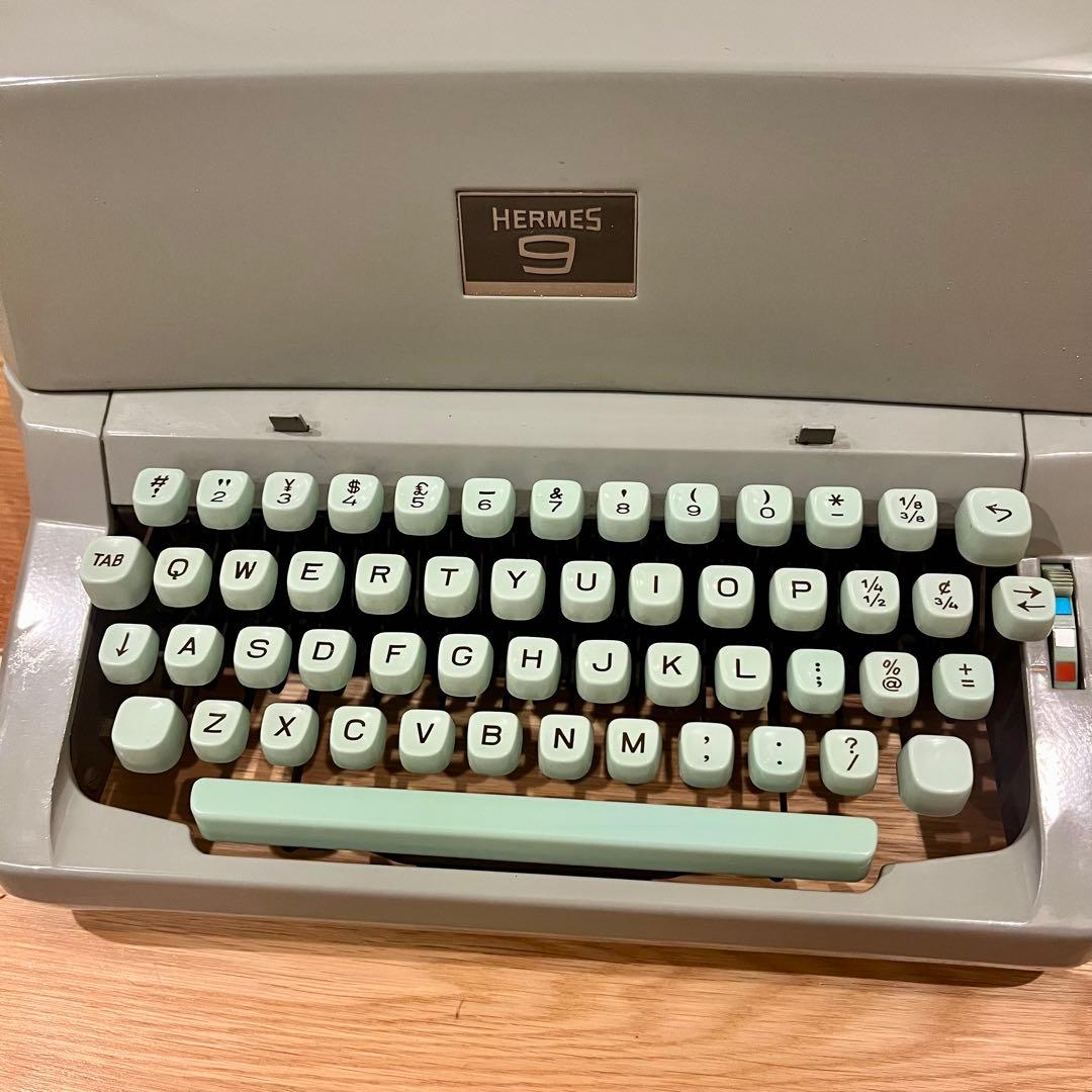 【昭和レトロ】HERMES 9 ヘルメス タイプライター パイヤール社