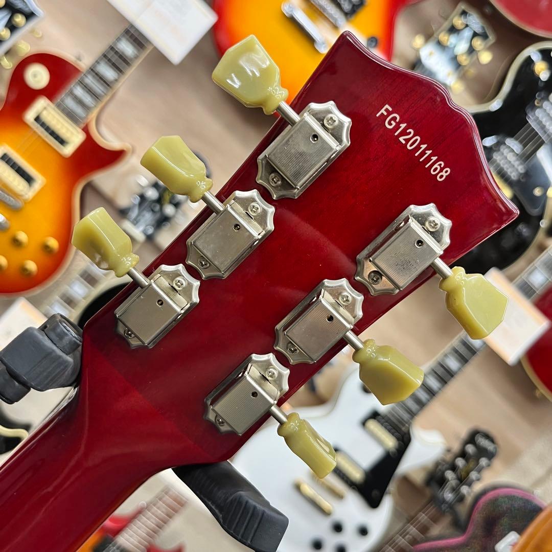 【11104】BURNY Super grade レスポールタイプ バリ杢