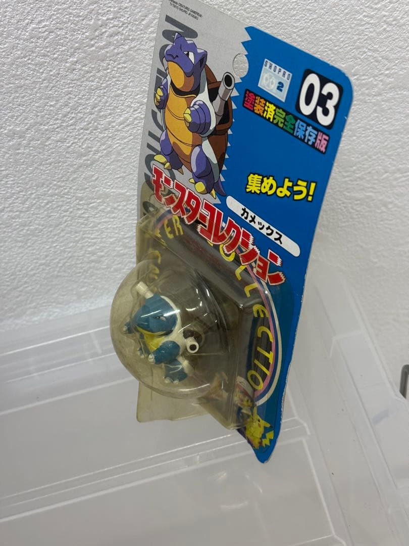 新品未使用♦︎絶版ポケモン•モンコレ★03カメックス完全未開封未展示【希少】