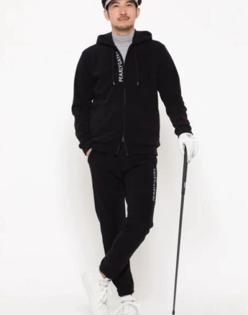 新品　パーリーゲイツ　パンツ　ストレッチ　ウエストゴム　パイル　ジョガー　5