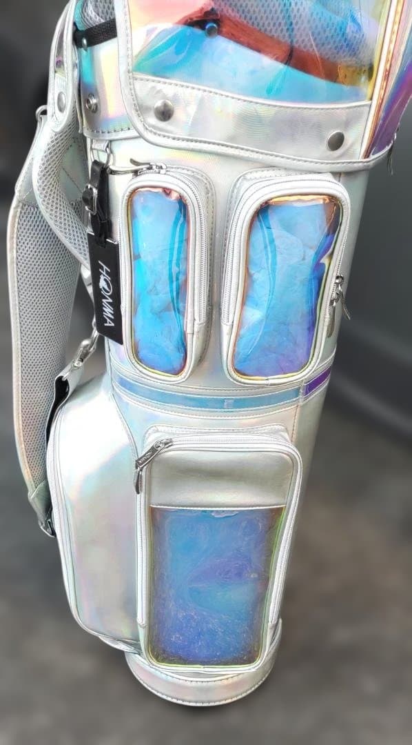 希少　HONMA GOLF クリア キャディバッグ　8インチ　ホログラム