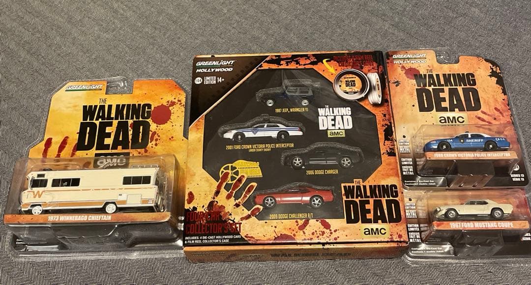 ウォーキングデッド　1:64ミニカー GREENLIGHT 7台セット
