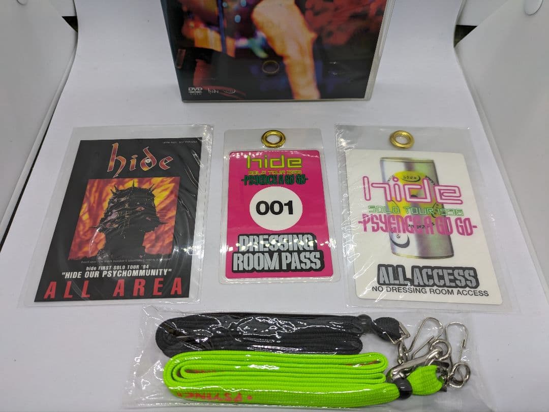 初回限定盤　hide ALIVE　DVD　バックステージパス3枚