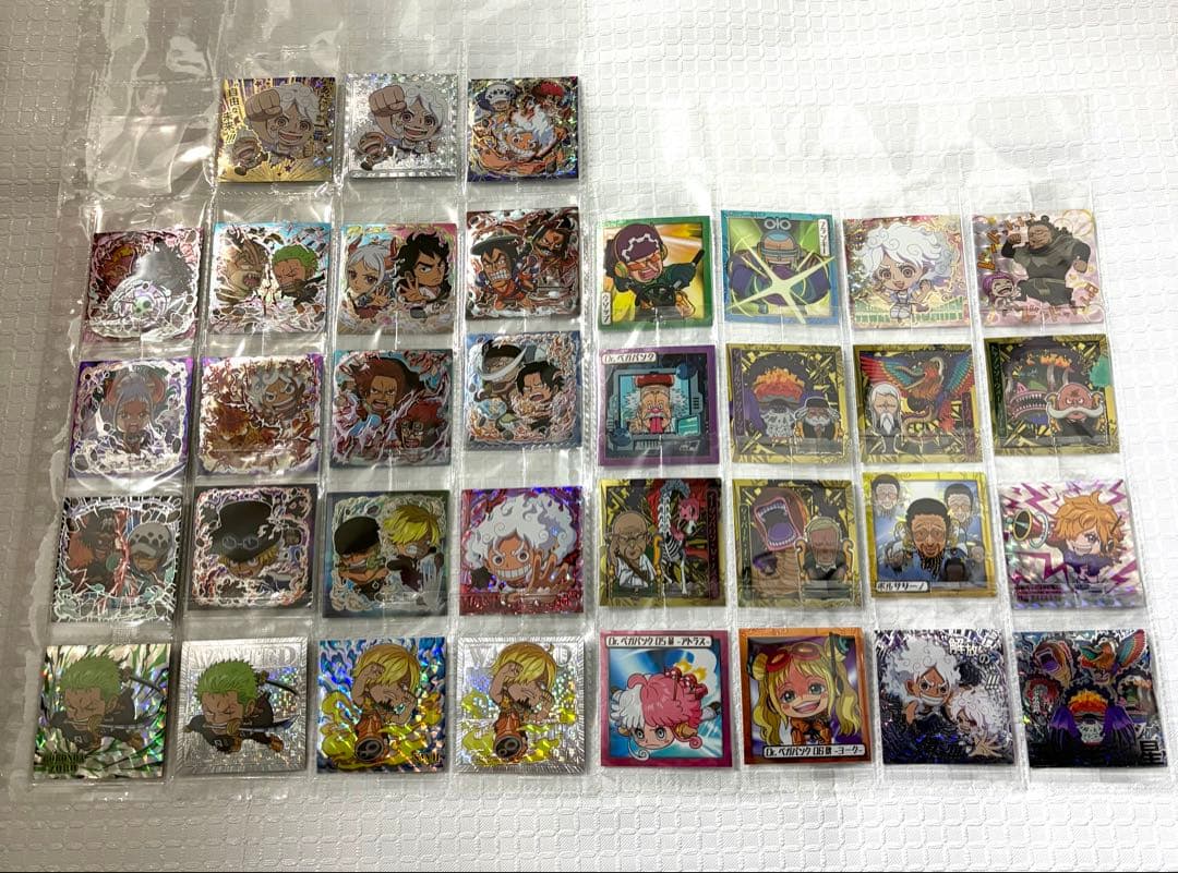 ワンピース大海賊シールウエハース13 パラレル シークレット含む全35種コンプ①