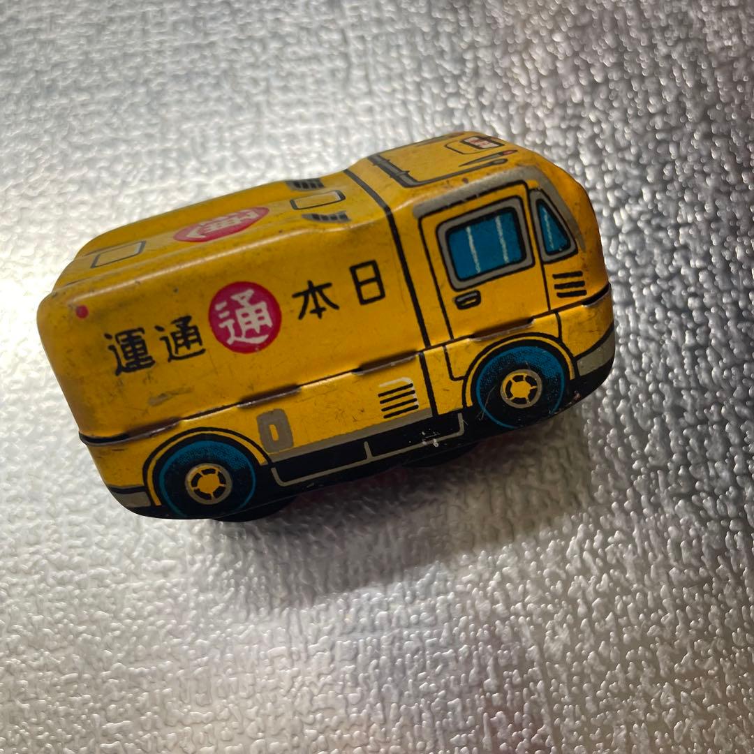 ブリキ　ゼンマイ車　日本通運　昭和レトロおもちゃ
