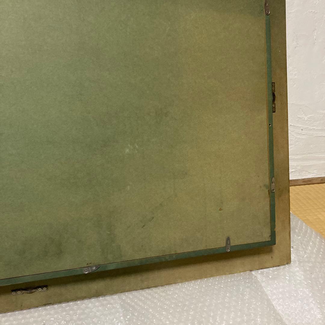 ゴールド装飾木製油彩額縁 アクリル版