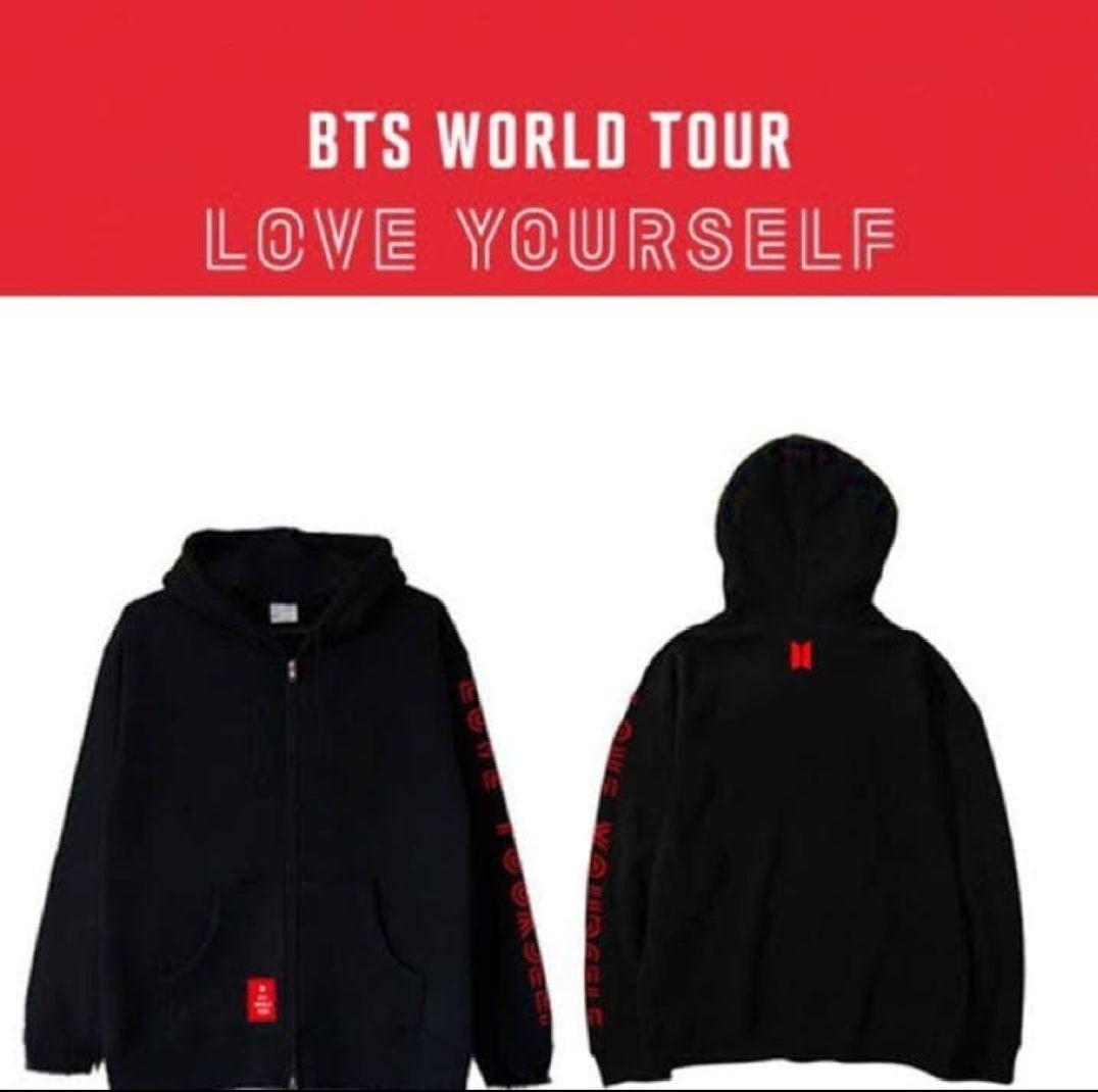 BTS LOVE YOURSELF 公式グッズ パーカー サイズ2 L相当