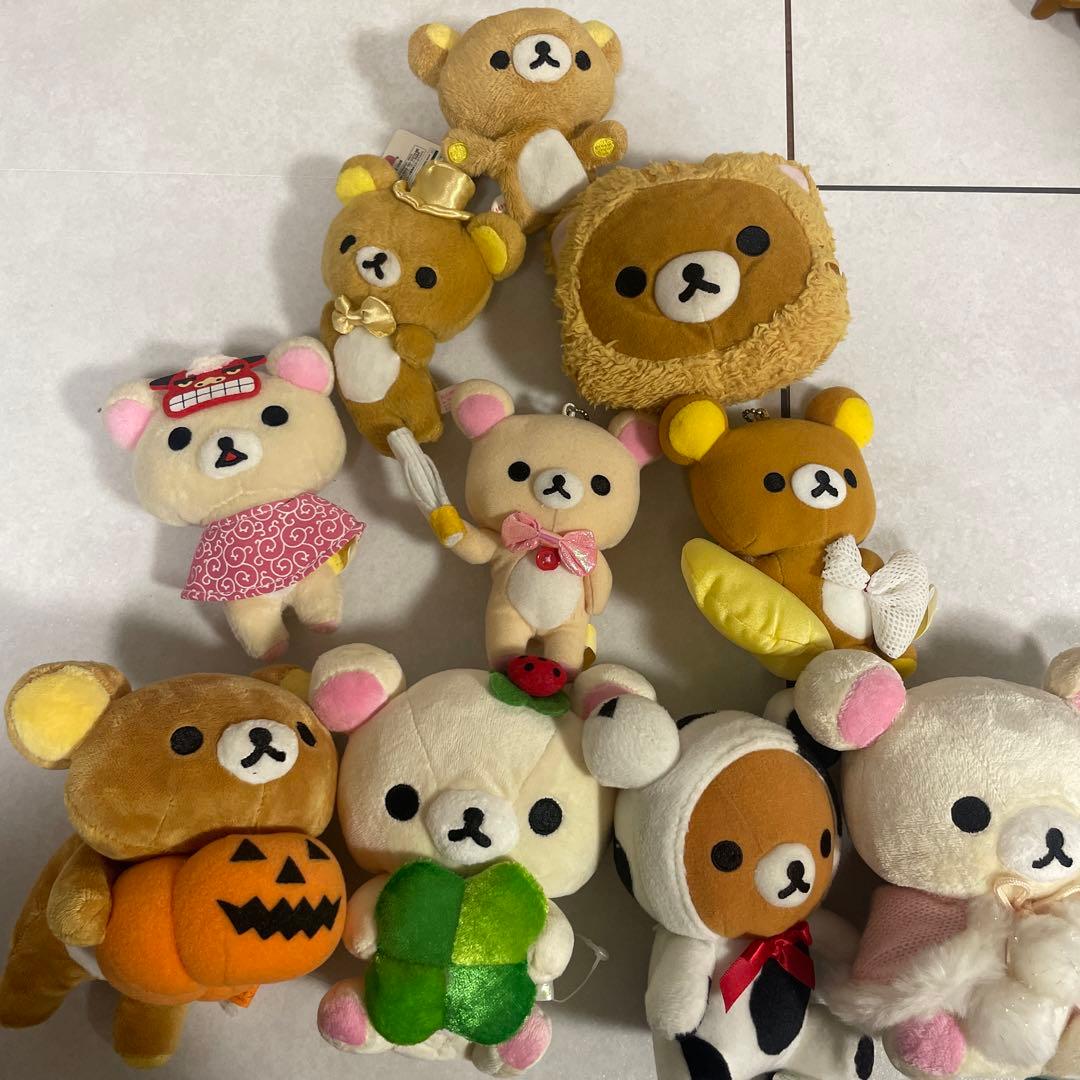 リラックマ　コリラックマ　キイロイトリ　ぬいぐるみ　まとめ売り