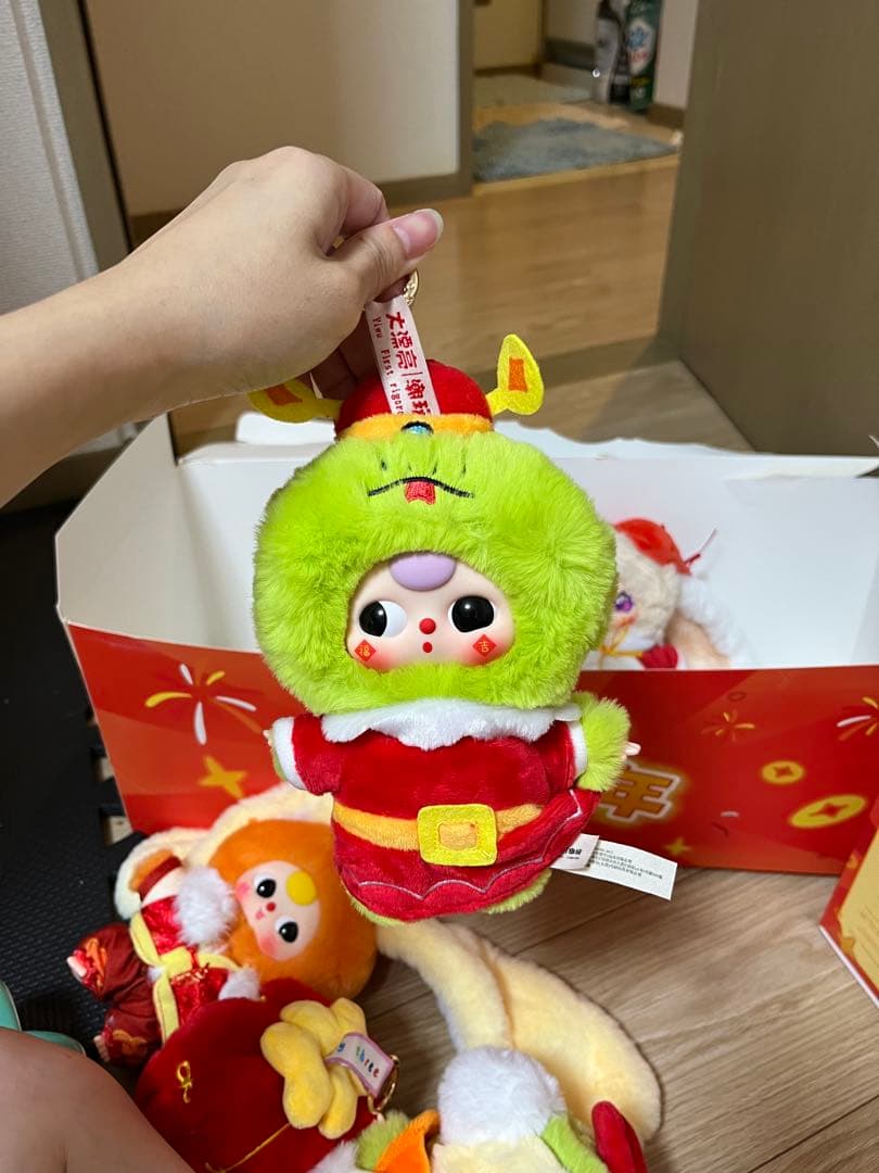 Baby there カラフルなウサギのぬいぐるみセット8点