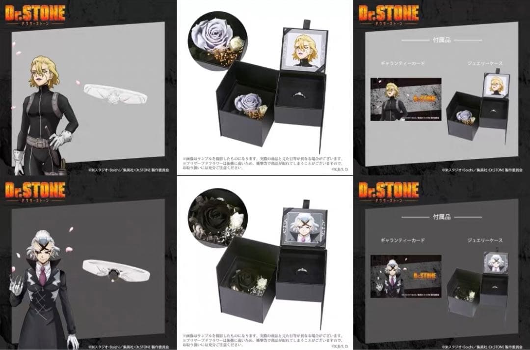 Dr.STONE ドクスト スタンリー ゼノ モチーフリング 指輪 6号