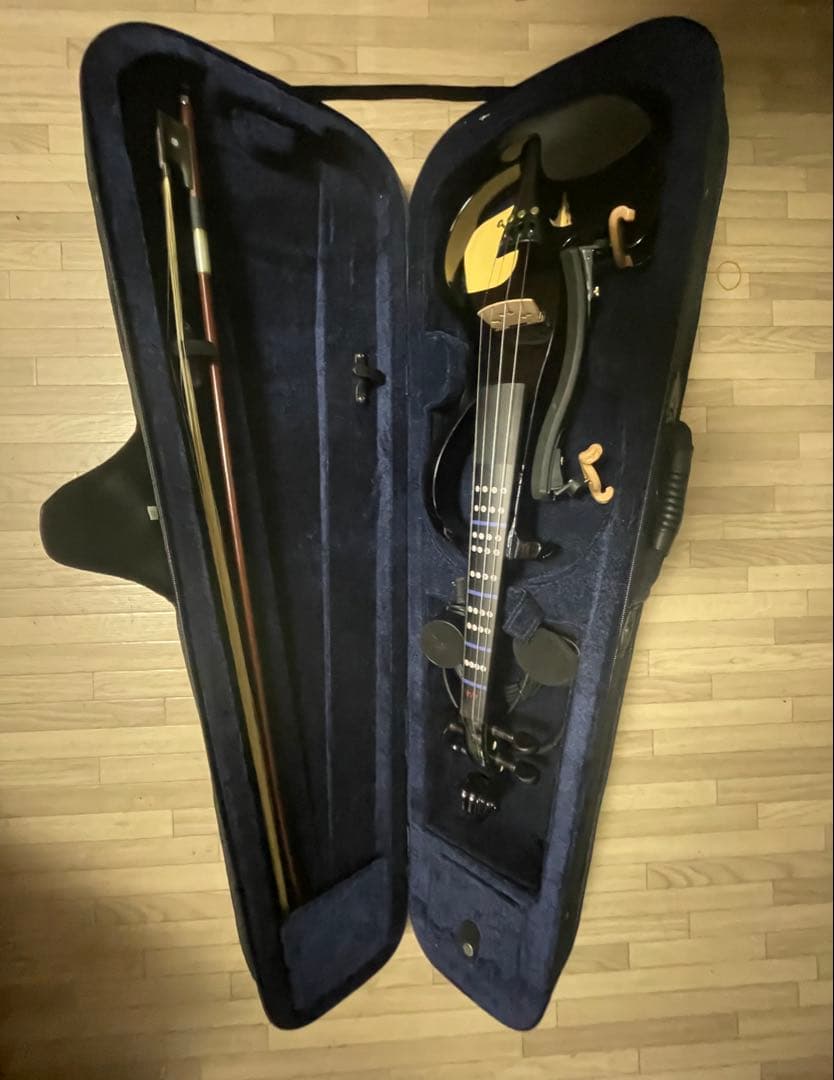 エレクトリックバイオリンと付属品