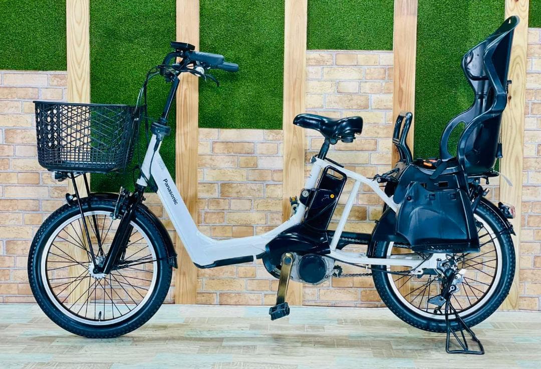 週末スペシャル 王様 美品 パナソニック 子供乗せ電動アシスト自転車H1917