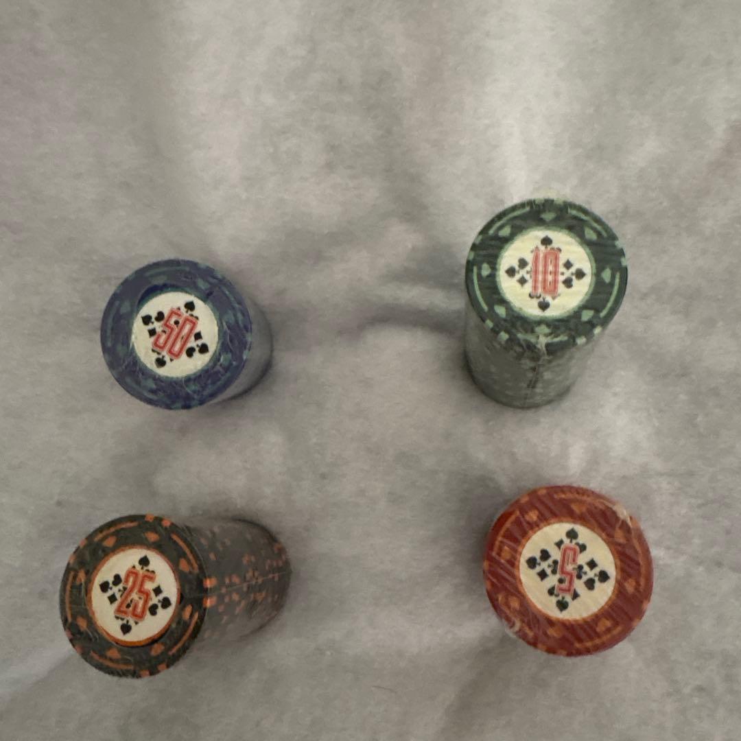 高級 ポーカー チップセット カード付き