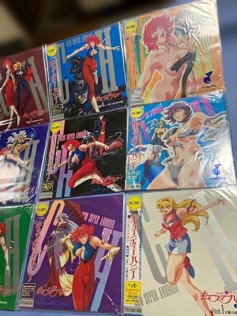 LD 「新キューティーハニー 」 Stage1〜8+特別篇　レア中古品セット