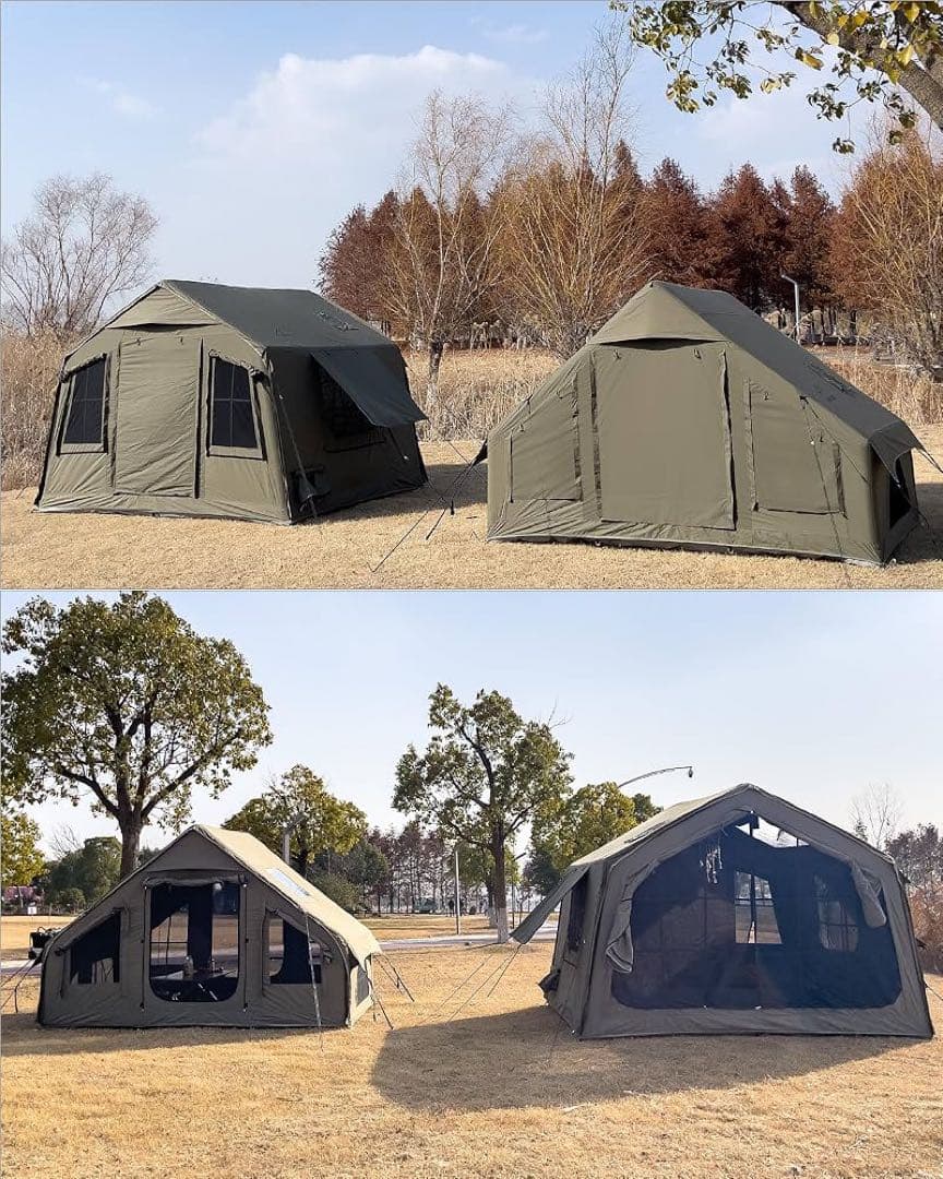 TC素材 2〜3人用キャンプテント 300×210×200cm