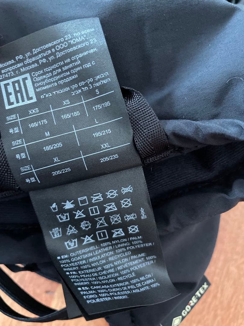 Burton メンズ GORE-TEX デラックス ミトン　XL 黒
