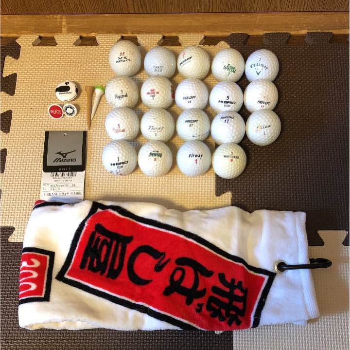 ゴルフバッグ＋クラブセット＋ボールなど　初心者セット