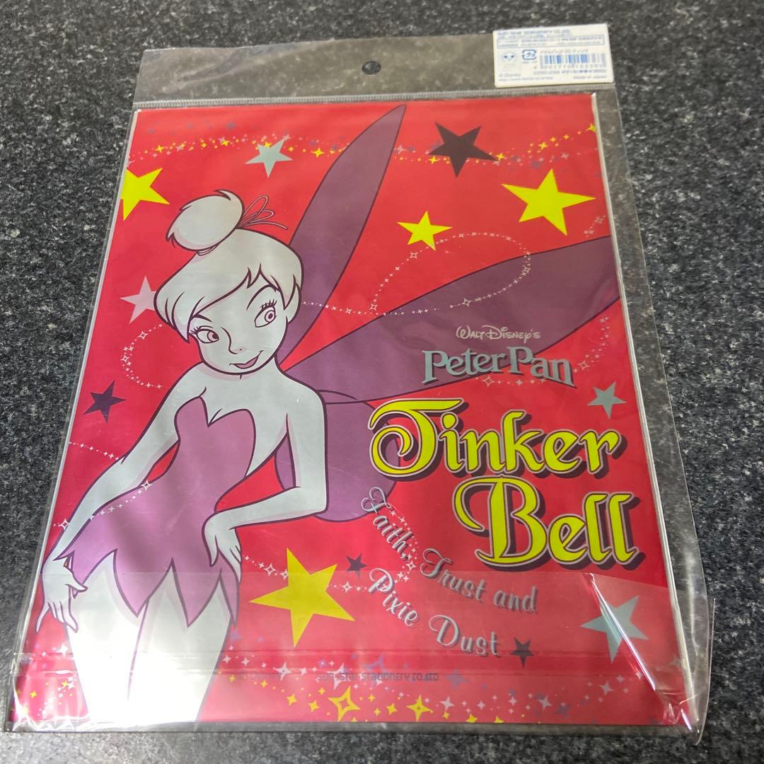 新品　サンスター　ディズニーティンカーベル　ペンケース＆下敷き＆メタルバッグ