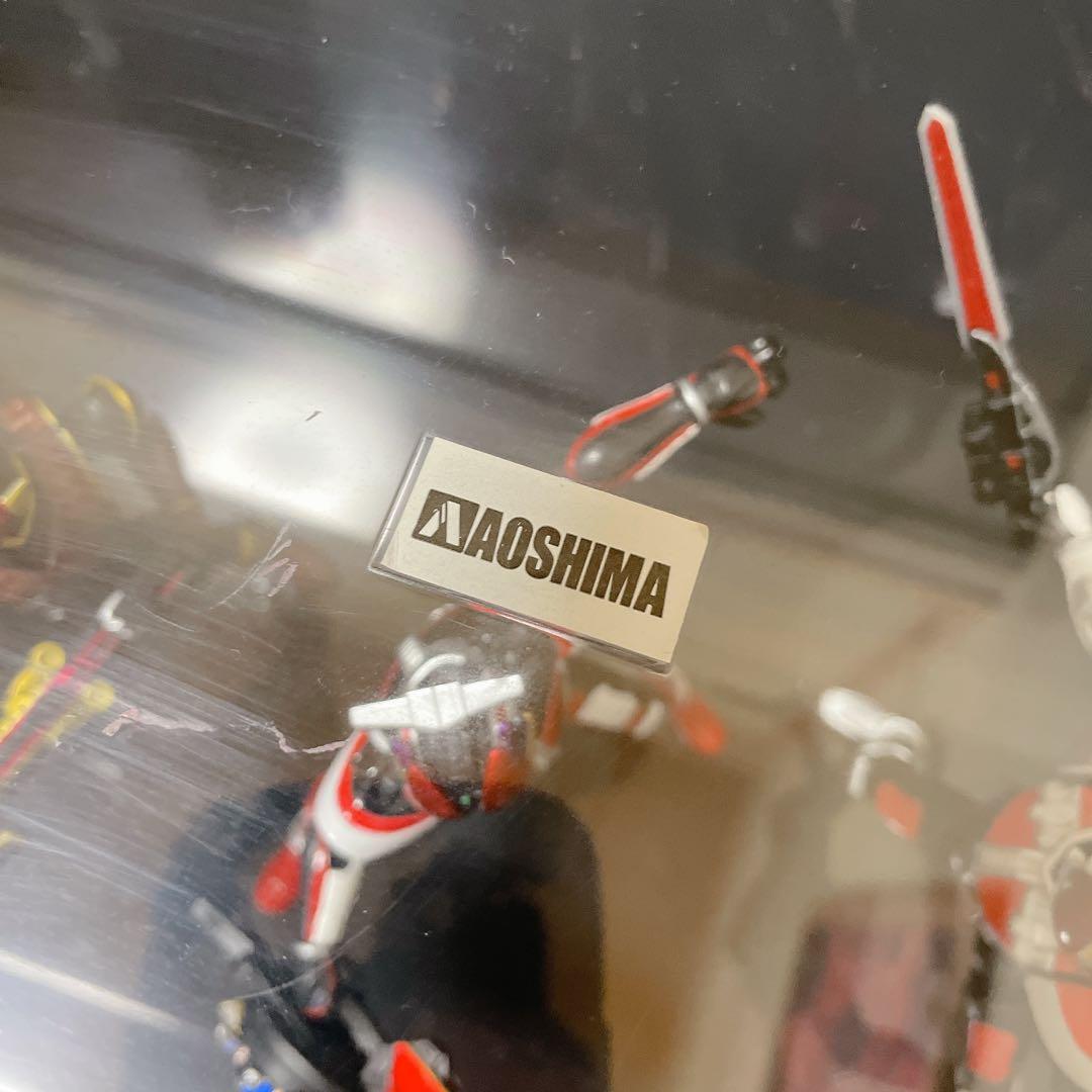 仮面ライダー 電王 装着変身 フィギュア アオシマ 大型 ディスプレイケース付