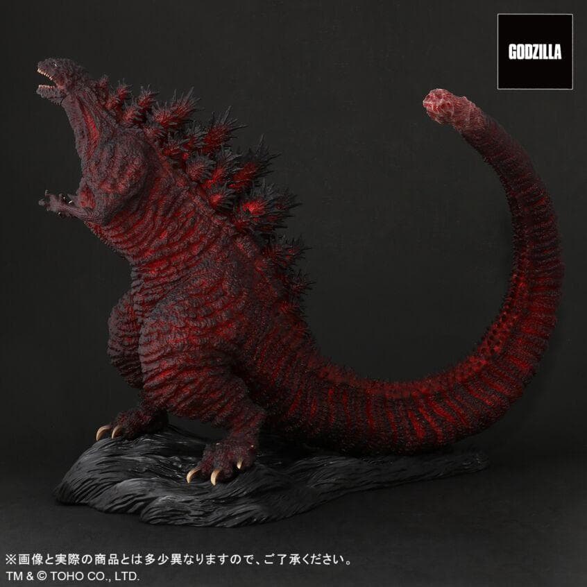 日比谷ゴジラスクエア　ゴジラ像　5th anniversary　レッドクリア