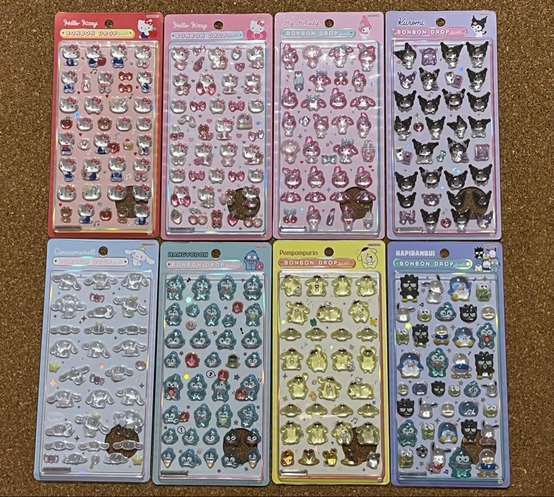 超希少【正規品】ボンボンドロップシール サンリオ　 第一弾、第二弾、mini