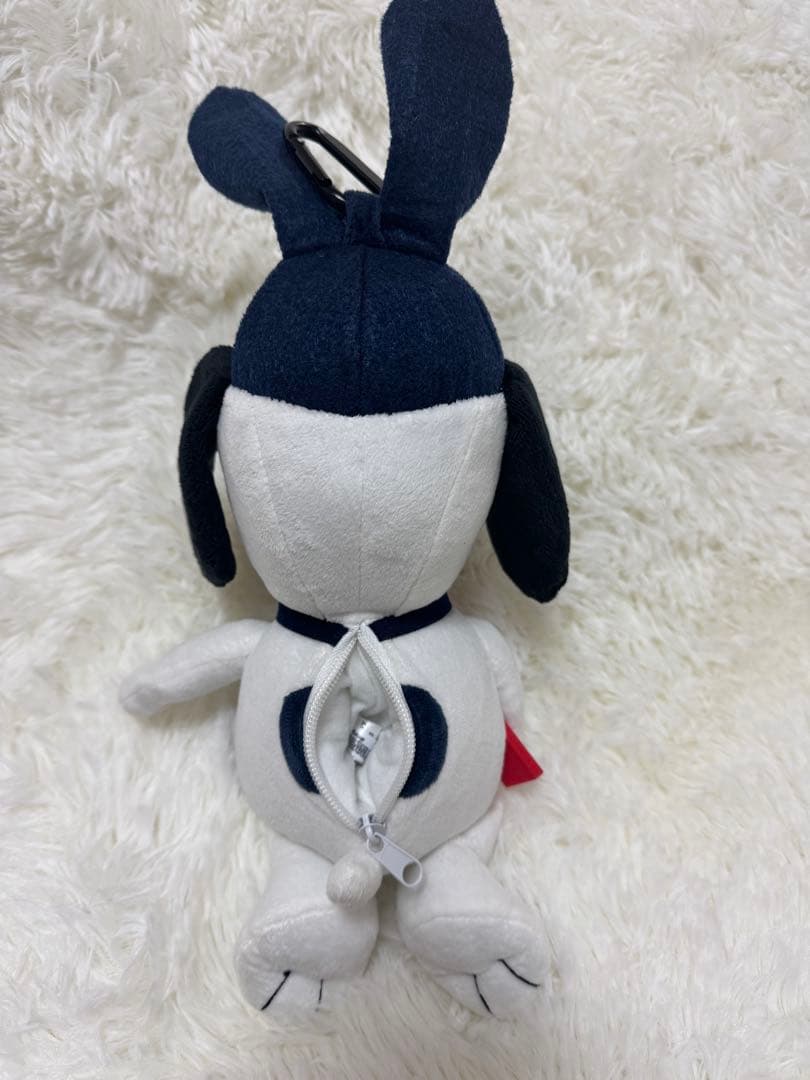 美品⭐️パーリーゲイツ×スヌーピー 耳付きSNOOPYぬいぐるみボールポーチ